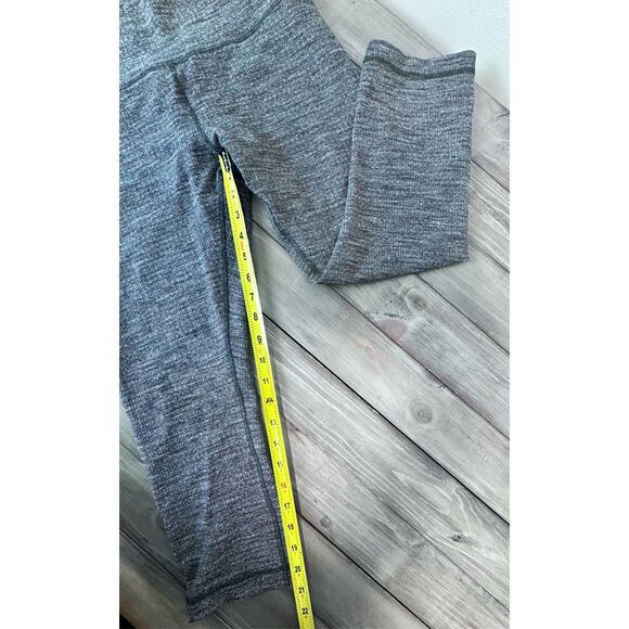 Lululemon Wunder Under Pant Coco Pique Crop Leggings Size 10 - Picture 6 of 8